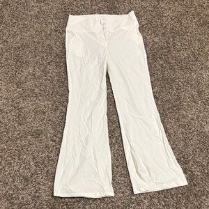 Women's Wide Leg White Pants